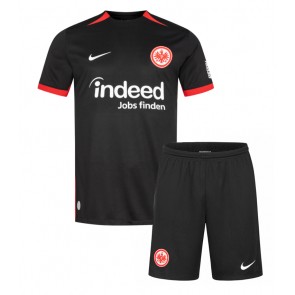 Billiga Eintracht Frankfurt Bortatröja Barn 2024-25 Kortärmad (+ Korta byxor)